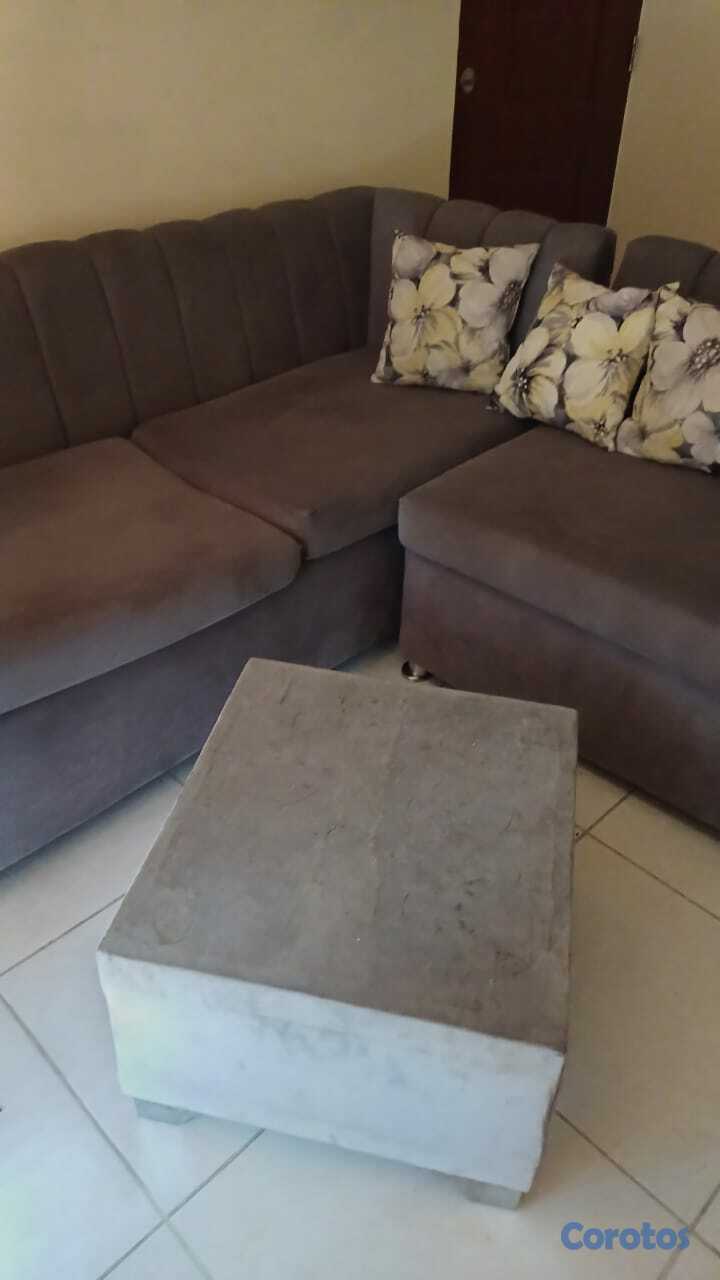 muebles y colchones - Juego de muebles tipo L modular Color gris. 1