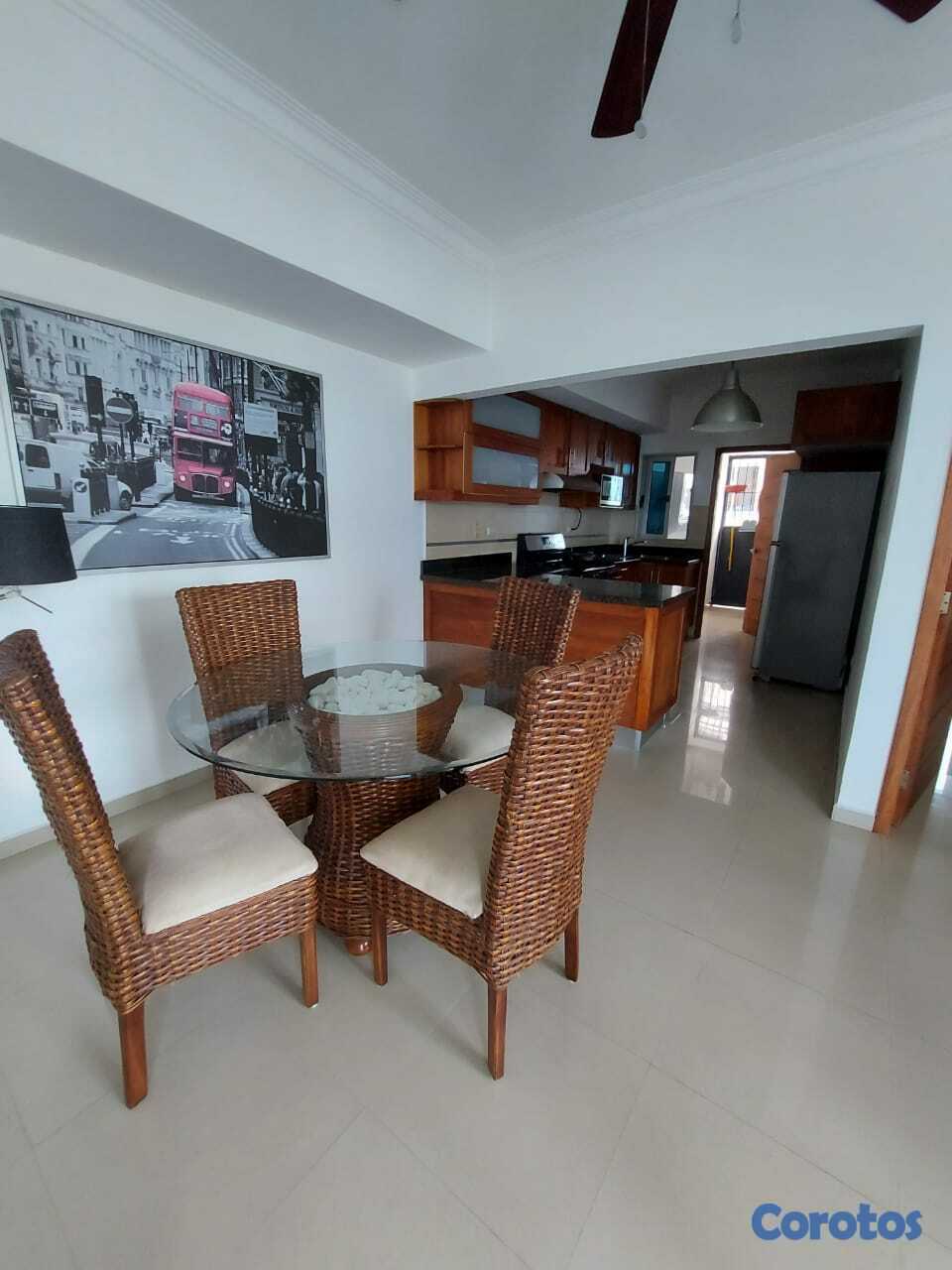 apartamentos - Piantini, ideal para ejecutivo o pareja hermoso apartamento totalmente amueblado 4