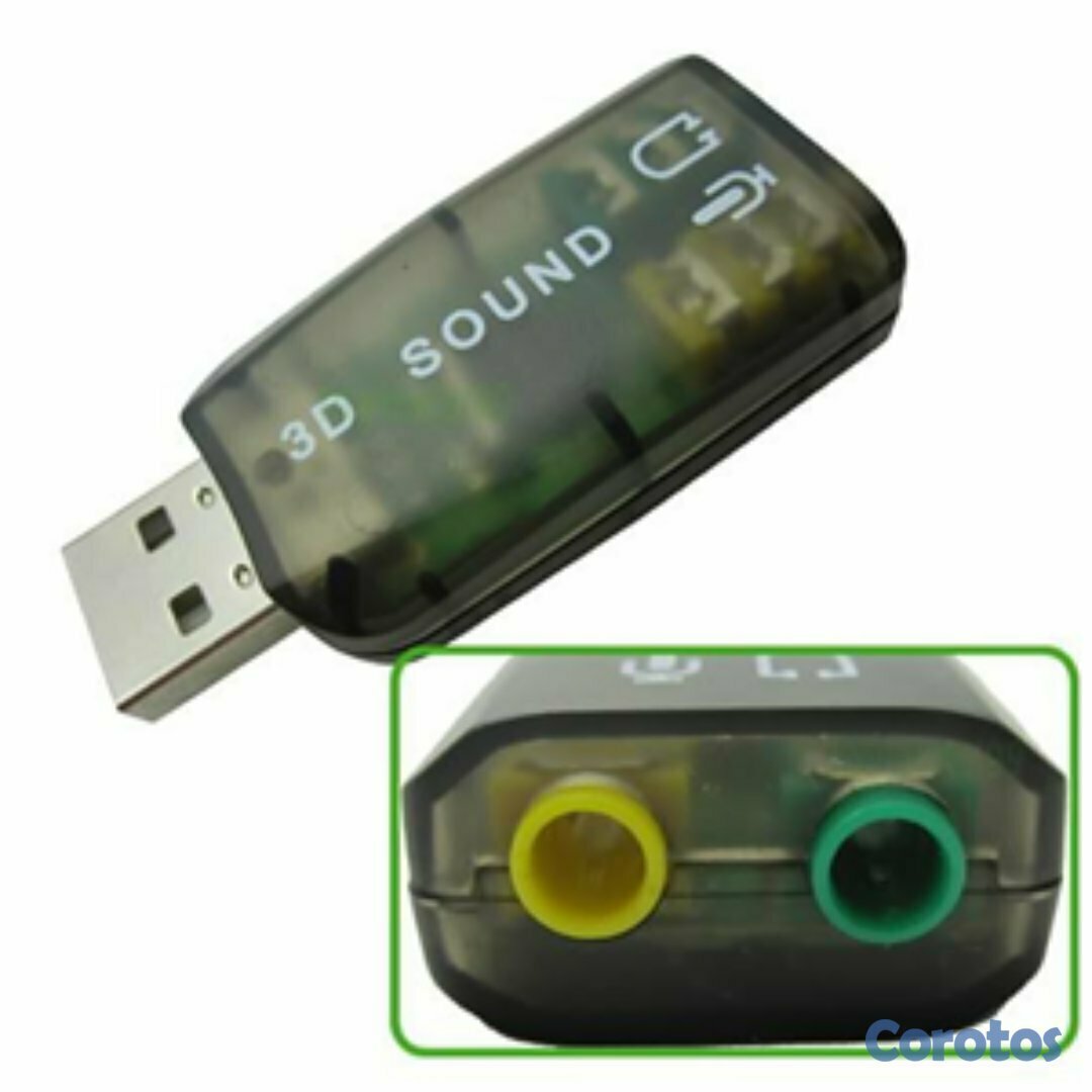 computadoras y laptops - ADAPTADOR DE SONIDO AGILER USB 5.1 (AGI-1130)