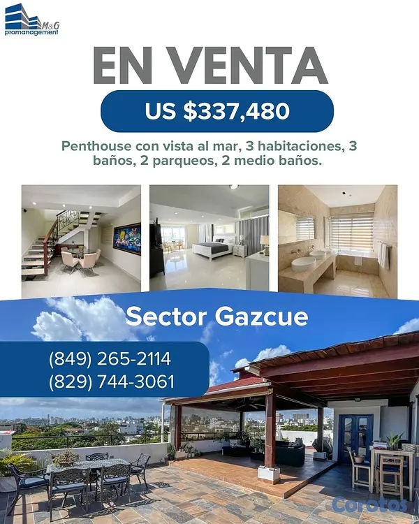 apartamentos - Espectacular Penthouse en Gazcue
 2