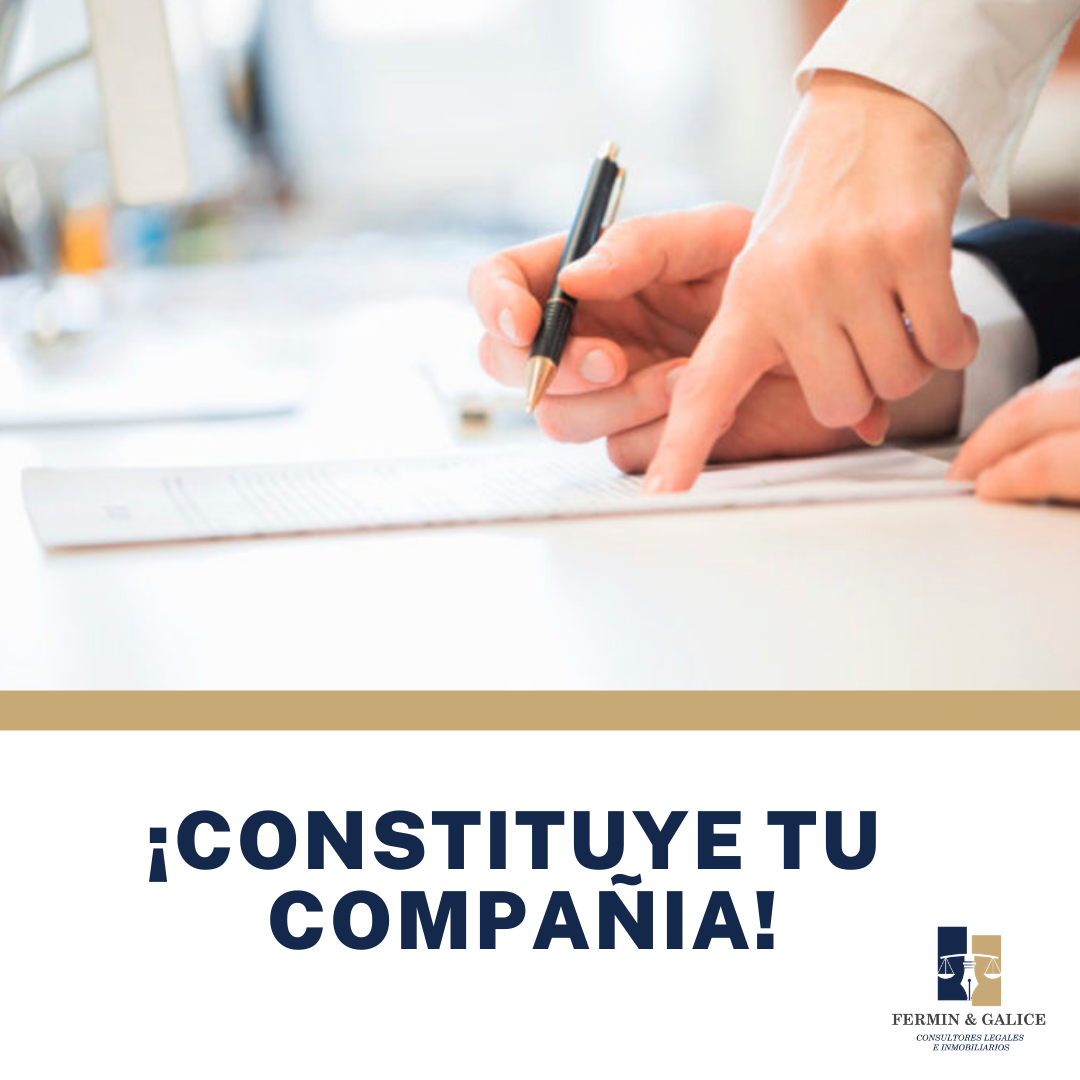 servicios profesionales - CONSTITUCIÓN DE COMPAÑÍA 