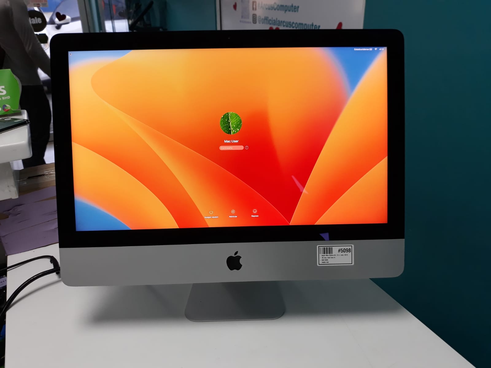 computadoras y laptops - All-in-One, Apple iMac (Retina 4k, 21.5-inc 2017) 