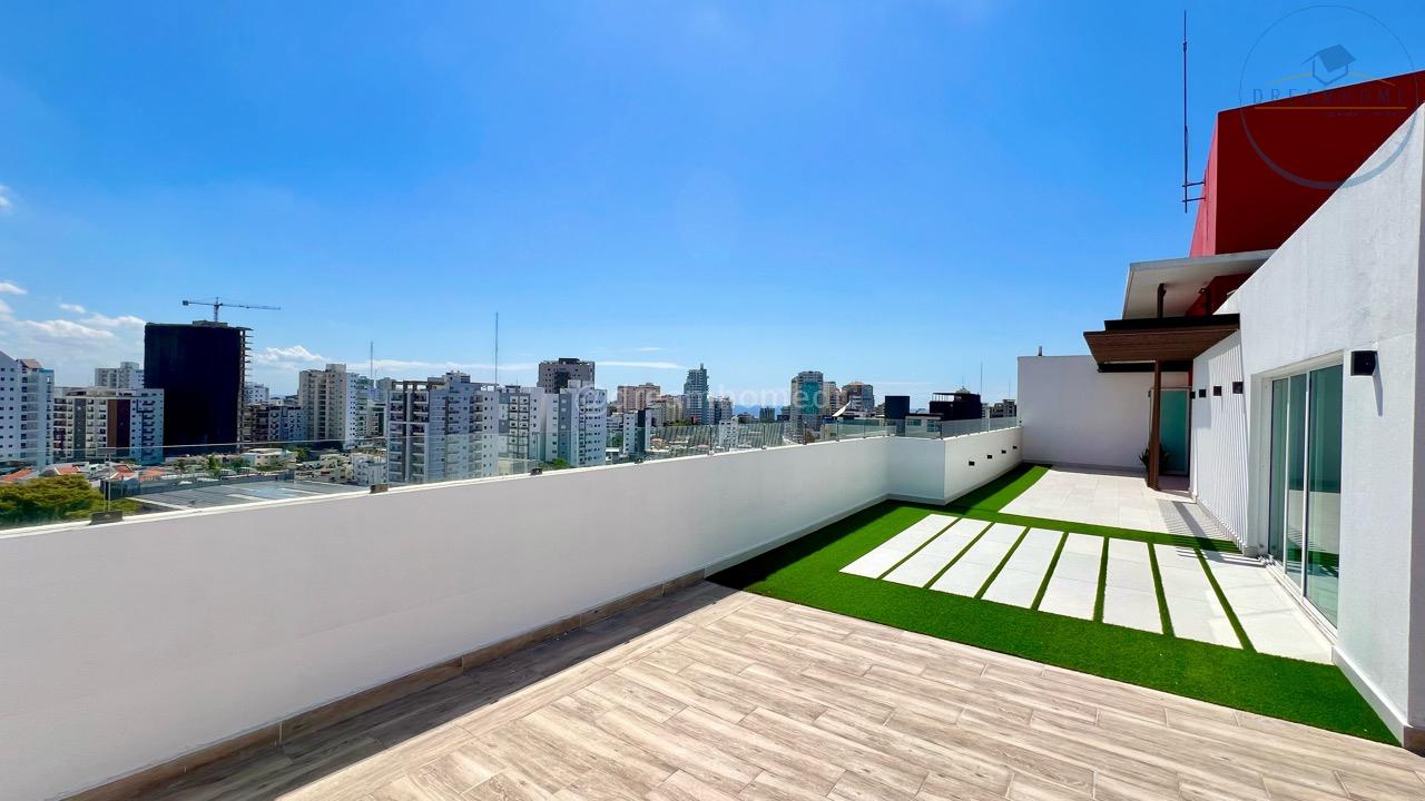 apartamentos - Naco: Moderno y espacioso apartamento en 2do piso con terraza - ID 3384 6