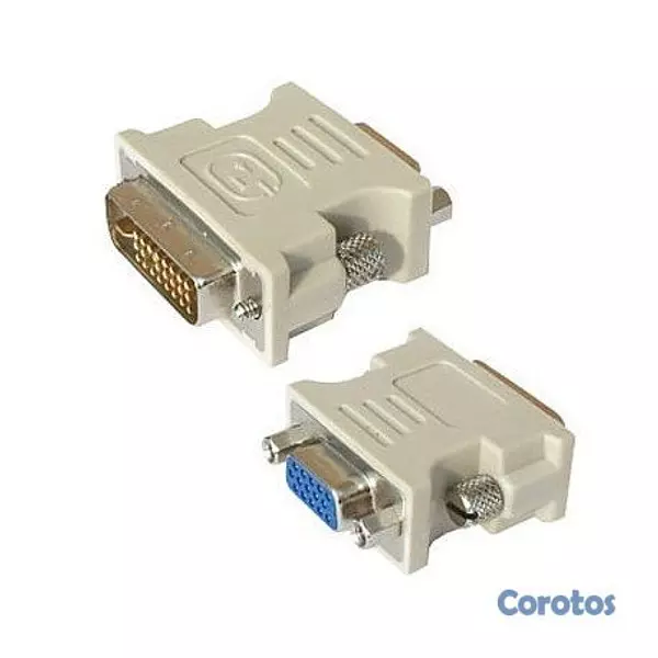 accesorios para electronica - Convertidor DVI a VGA AW-02-171 Adaptador de video 4