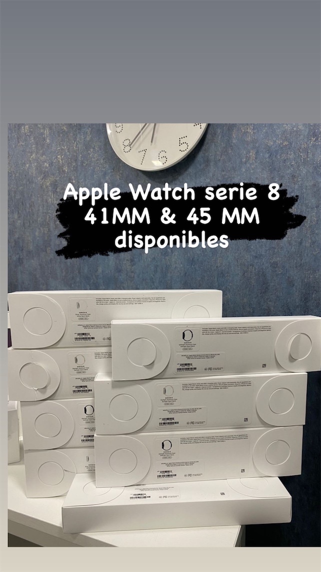 accesorios para electronica - Apple watch serie 8 45 MM sellado / 1 año de garantía apple