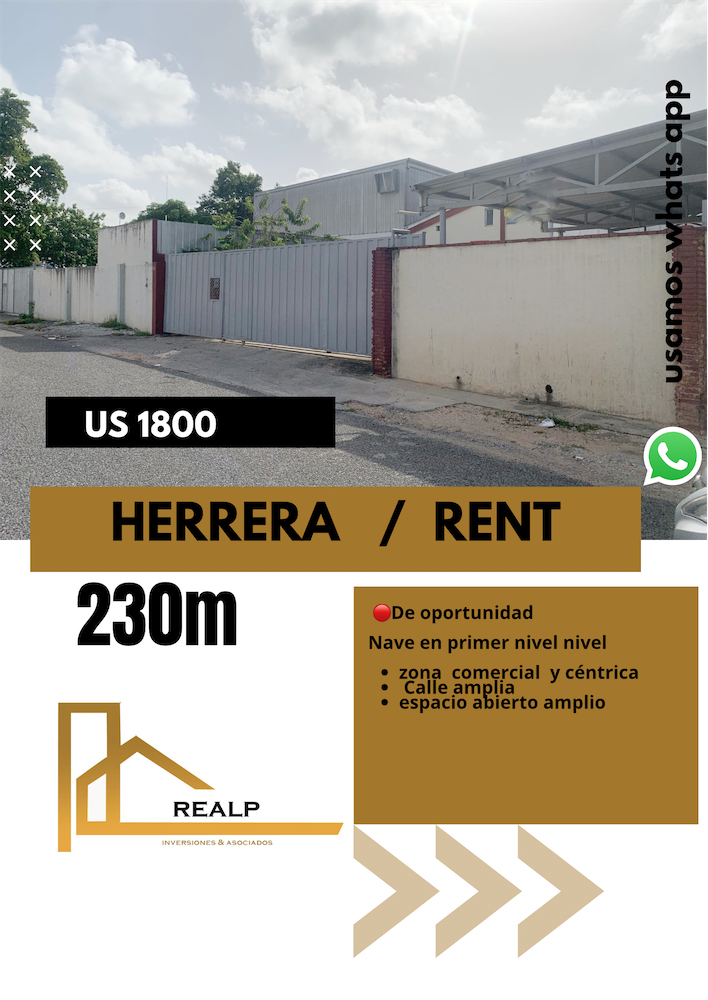 oficinas y locales comerciales - Nave en Herrera