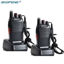 otros electronicos - 2 DOS Radios De Comunicacion Baofeng, DOS PIEZAS Con Auriculares WALKIE TALKIE 1