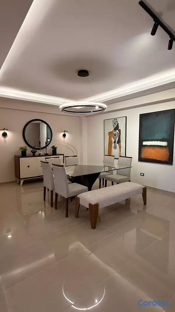 apartamentos - vendo los cacicazgos piso 5 con o sin muebles tres habitaciones dos parqueos  12