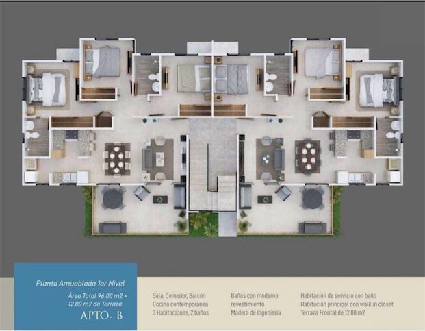 apartamentos - Vive en Comodidad y Estilo en Villa Aura: Apartamentos de Alta Gama 4