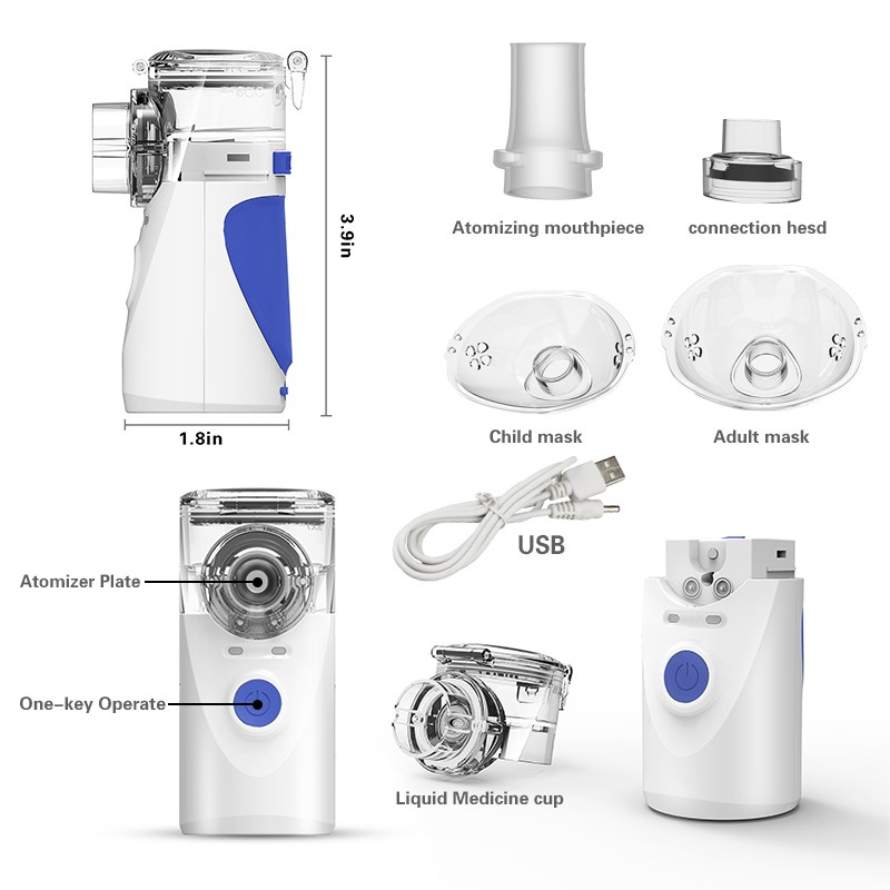 otros electronicos - Nebulizador portatil de inhalacion de malla  vaporizador  humidificador asma 7