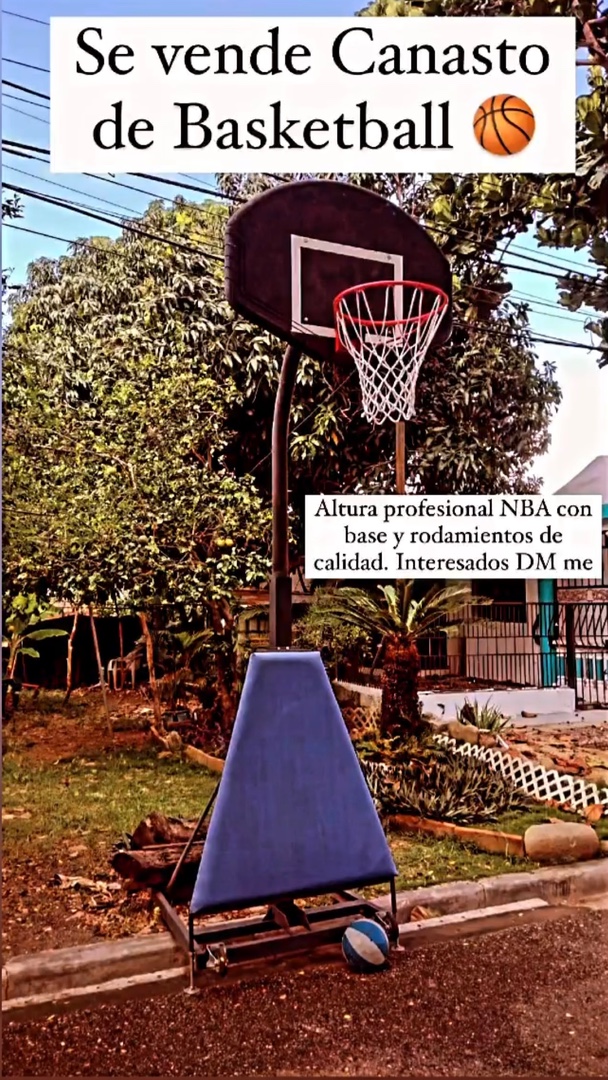 deportes - Canasto Exterior de Basketball - Profesional - Altura NBA 