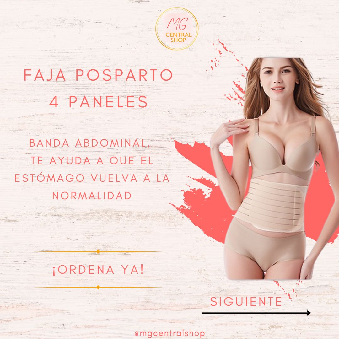 cuidado y nutricion - Faja posparto 4 paneles 2