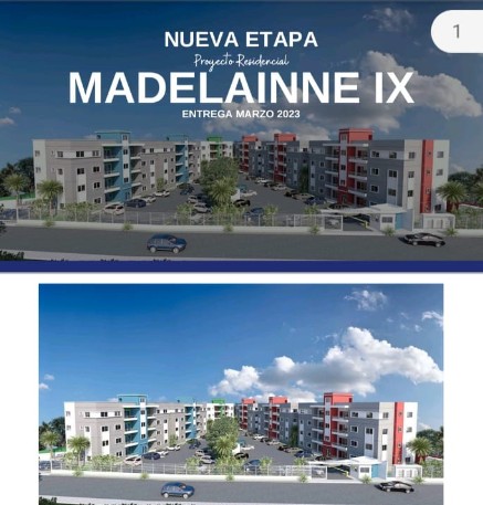 apartamentos - Nuevo proyecto MADELAINNE IX ubicado en Don Honorio