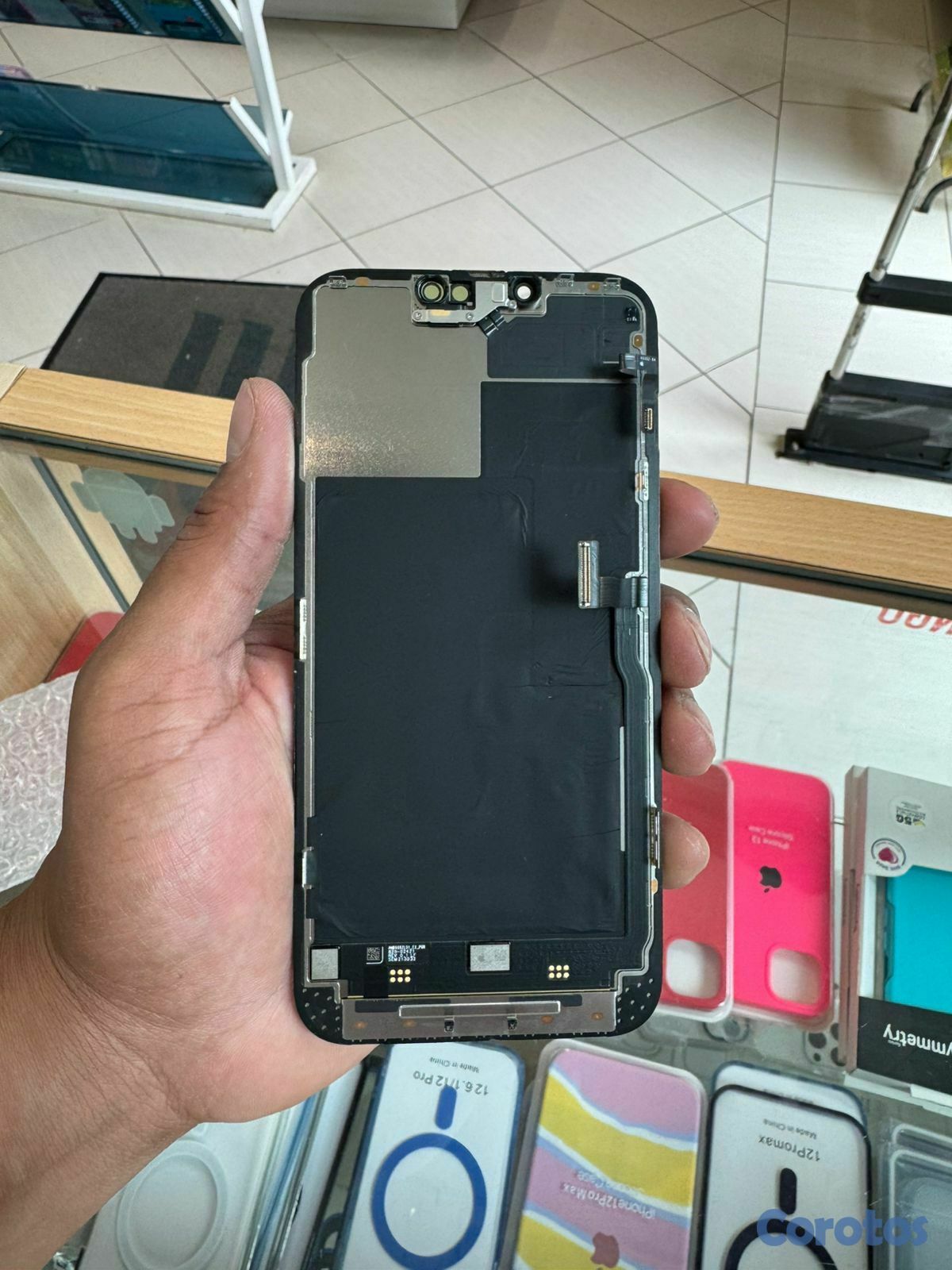celulares y tabletas - Pantalla iphone 13 pro max original instalacioN 1