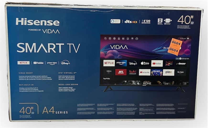 tv - Smart TV Westinghouse, Hisense y Toshiba 32 a 43 Pulgadas Full HD con su base  1