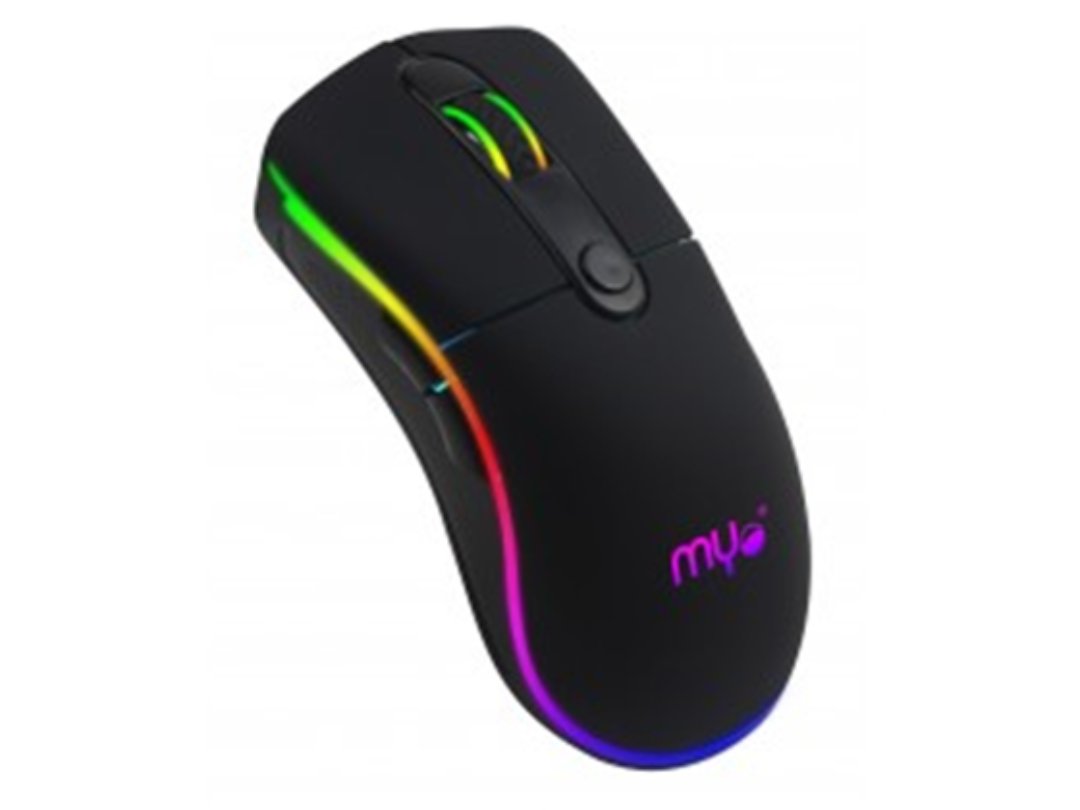 computadoras y laptops - MOUSE GAMING MYO SERIE 8, SENSOR ÓPTICO 6 BOTONES, VELOCIDAD DEL MOUSE AJUSTABLE