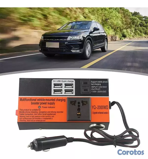 plantas e inversores - Power Inverter Bisutime 150W BS-5209 – Energía Por 2