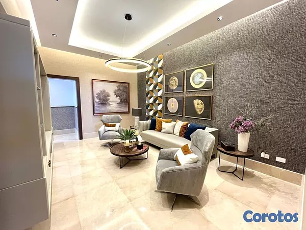 apartamentos - Apartamento Av. Anacaona Piso 19 con 4 parqueos  2