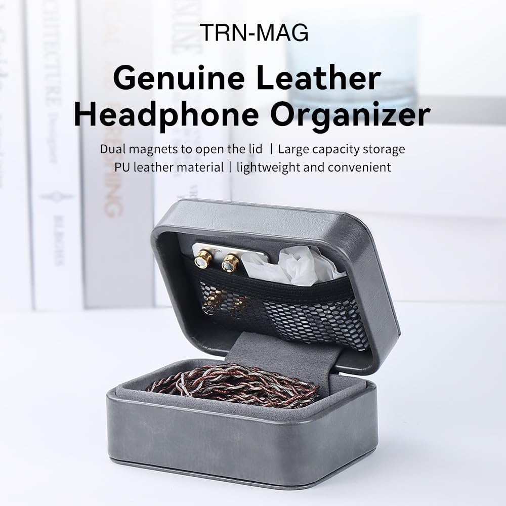 camaras y audio - TRN MAG estuche case box para auriculares IEM 1