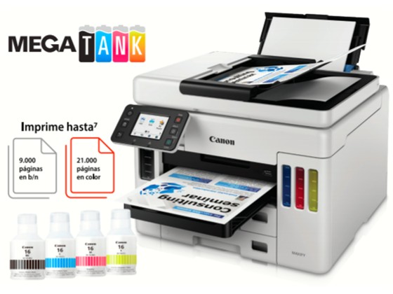 impresoras y scanners - Multifuncional de Tinta Continua de fabrica ,Canon Maxify GX7010 2