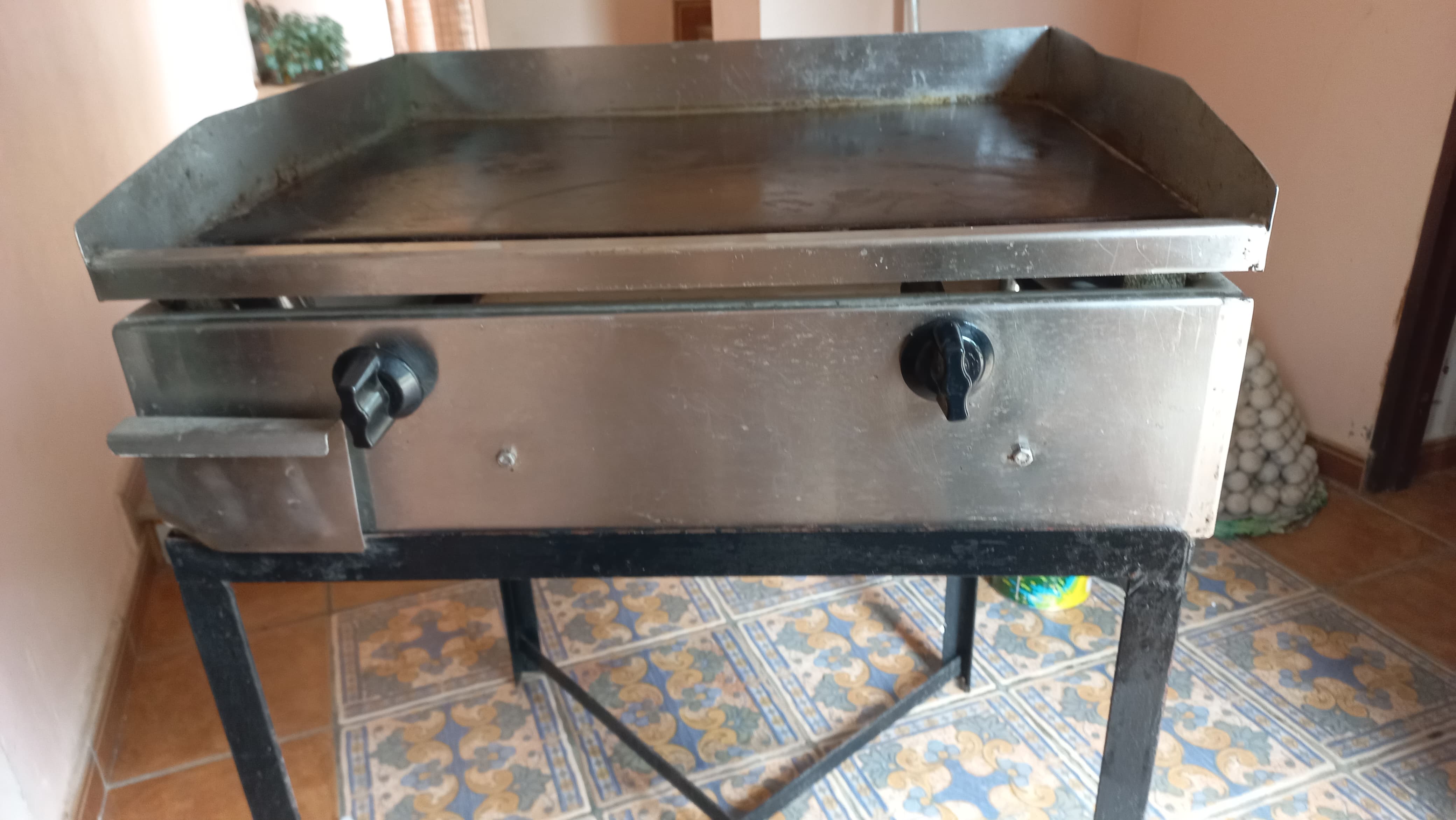 equipos profesionales - Plancha en acero inoxidable