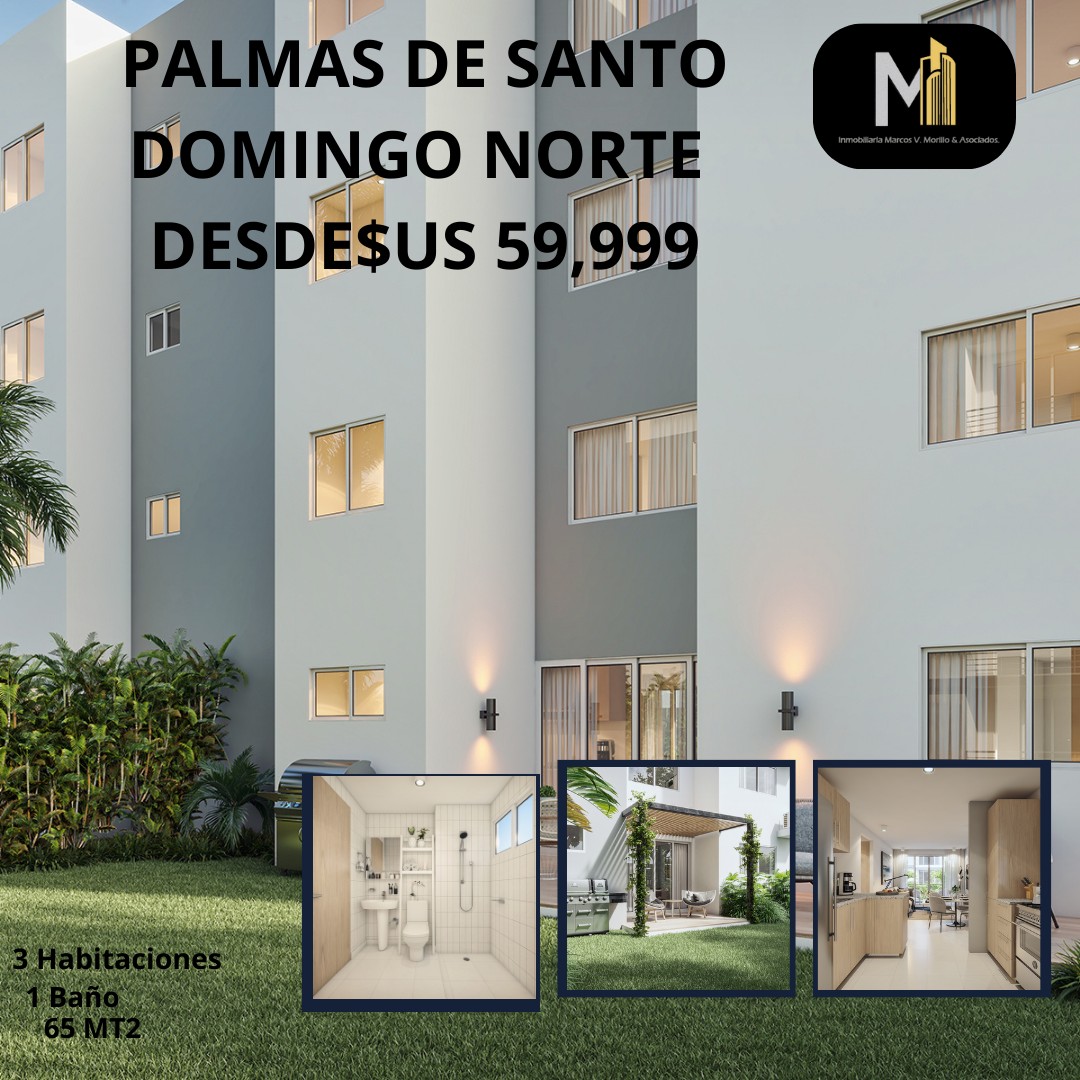 apartamentos - Vendo Apartamento En Santo Domingo 