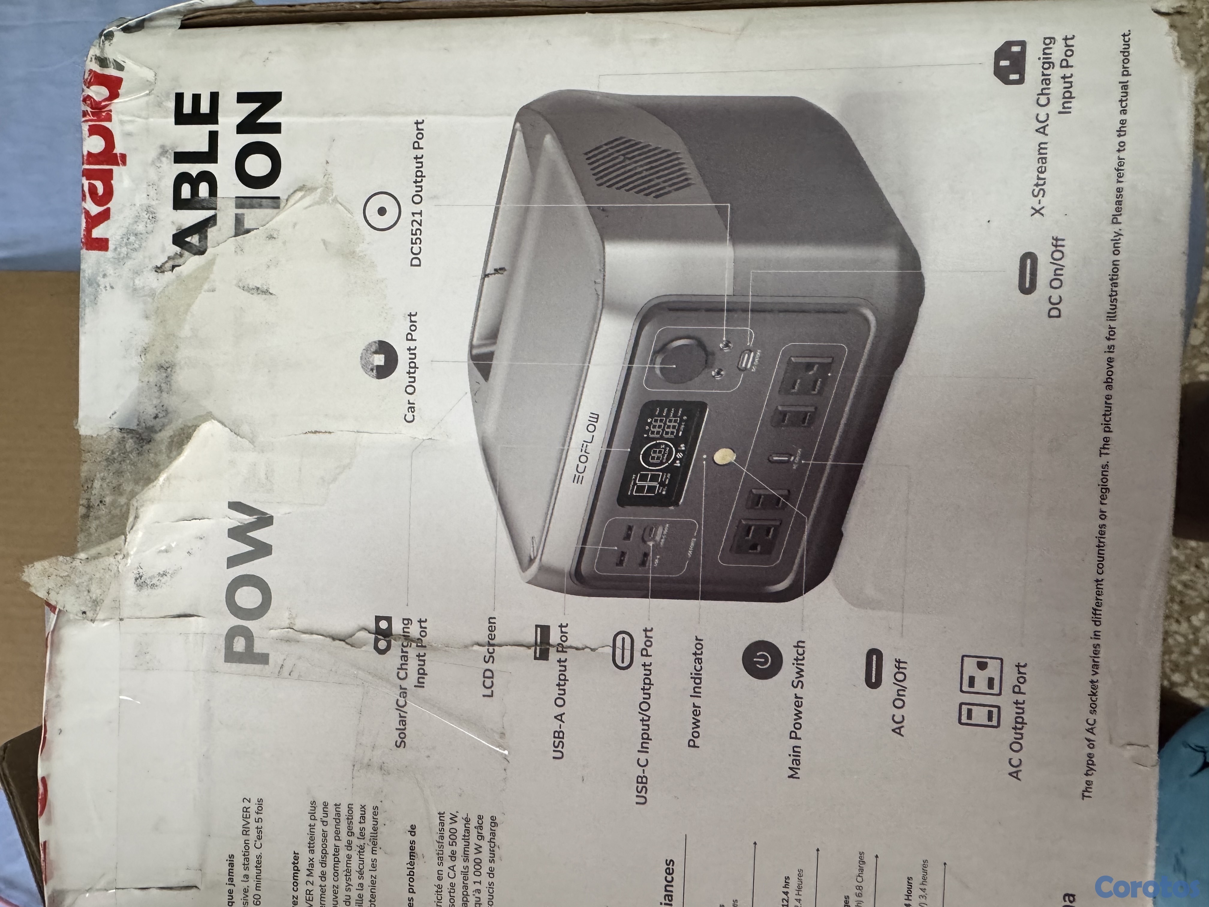 plantas e inversores - inversor portátil EcoFlow River 2 Max  5