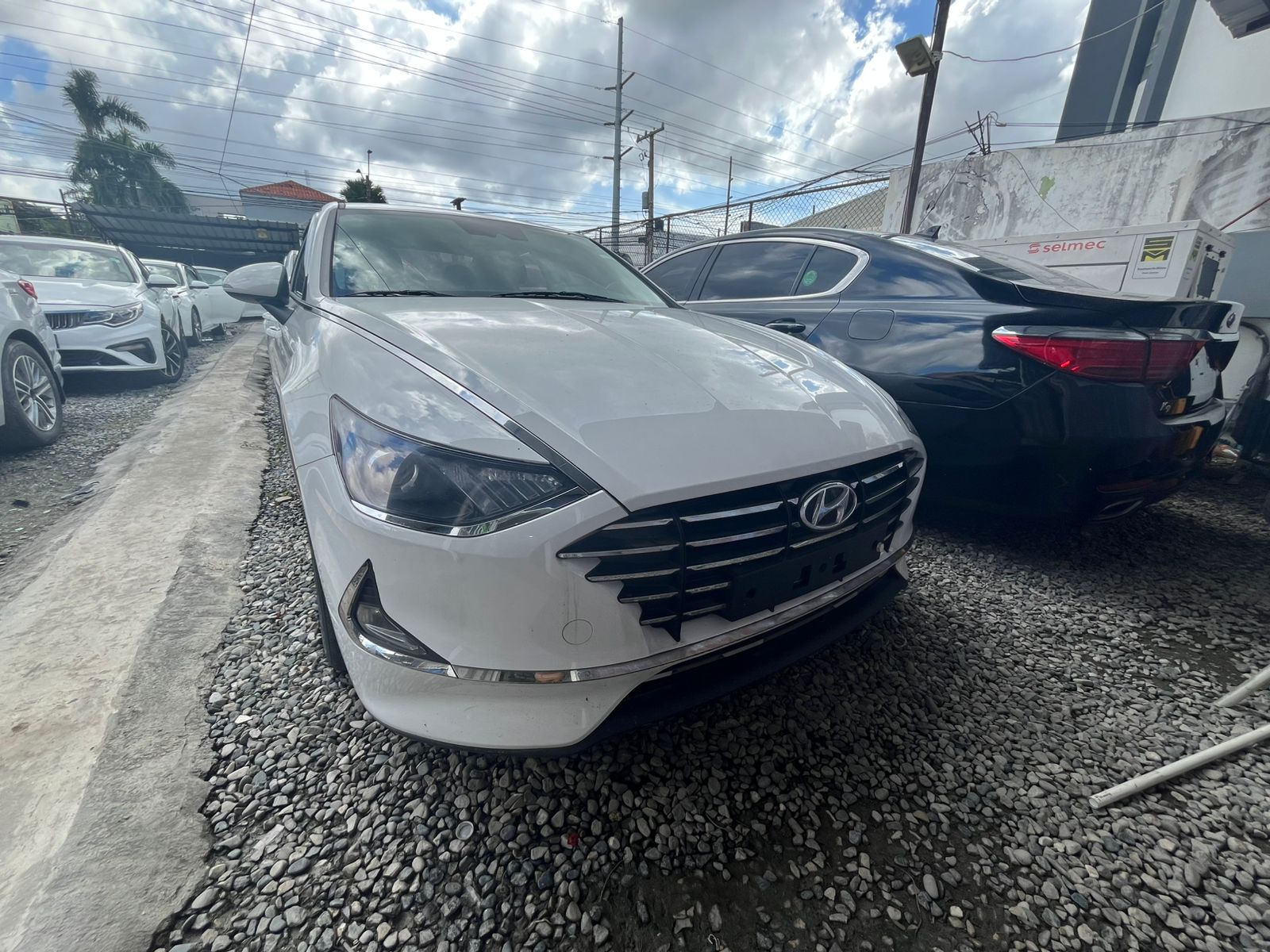 carros - SONATA DN8 BLANCO AÑO 2020 DESDE: RD$950,000.00