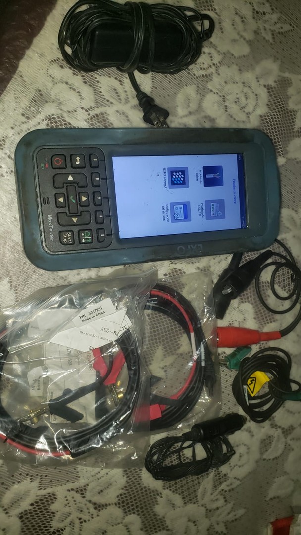 accesorios para electronica - EXFO MAX-635 MaxTester ADSL2+ VDSL2 Copper ANX A DSL Test Set MAX-635-V2XAA w/ 7