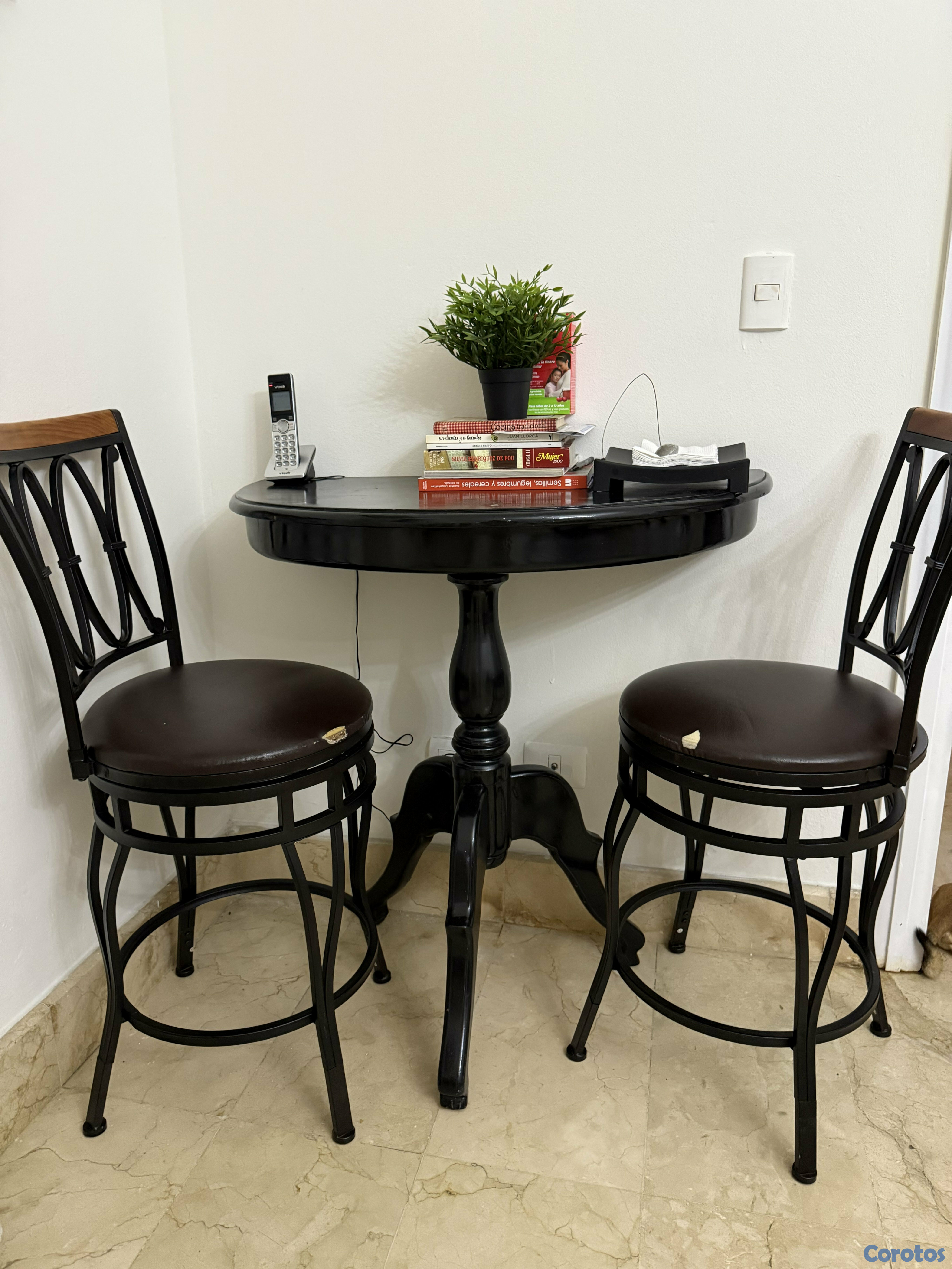 muebles y colchones - Sillas de desayunador en Metal 2