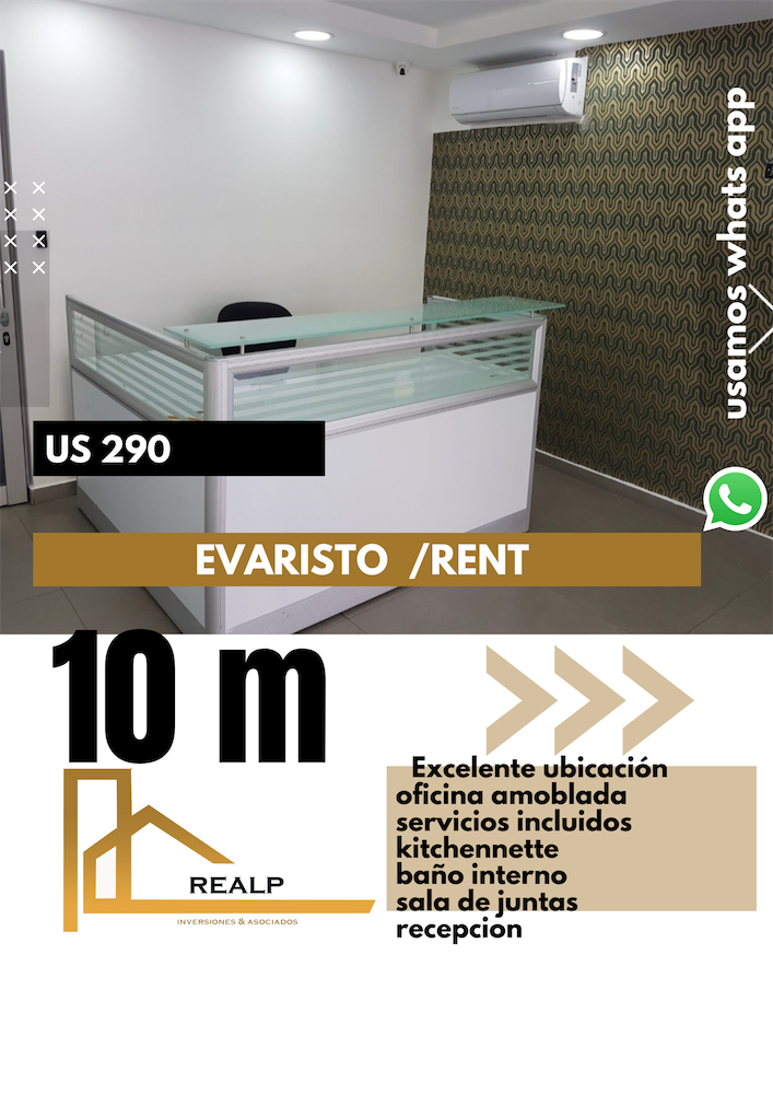 oficinas y locales comerciales - Oficinas Amobladas en evaristo 0