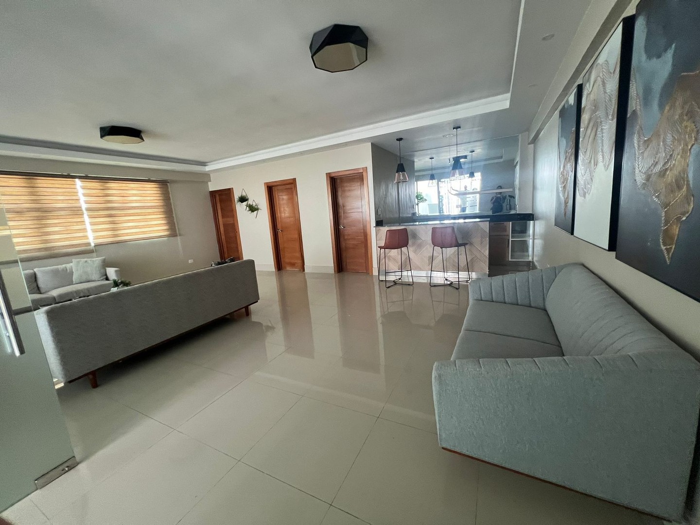 apartamentos - Naco piso 6 3 habitaciones 3.5 banos 2 parqueos estar balcon  5
