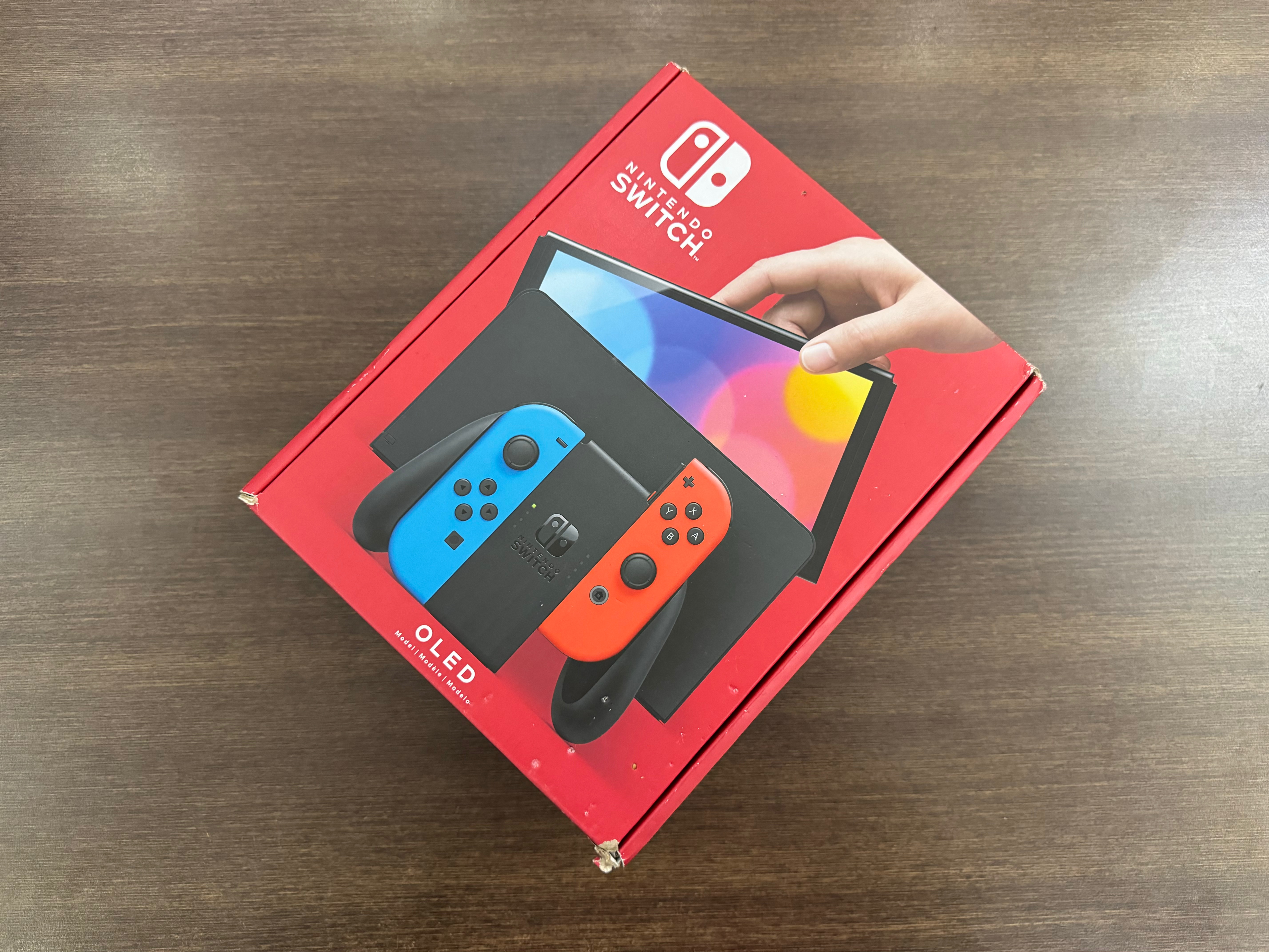 consolas y videojuegos - Nintendo Switch OLED Rojo Nuevo Garantía $ 18,500