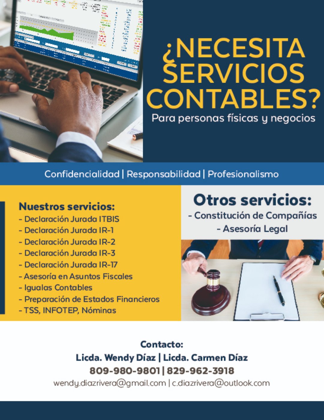 servicios profesionales - Servicios Contables 