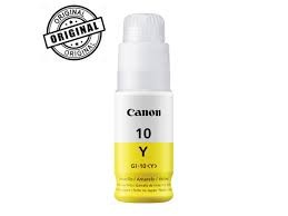 computadoras y laptops - TINTA CANON 10 AMARILLO 70ML 
COMPATIBLE IMPRESORA GI-10, G5010, G6010, G7010