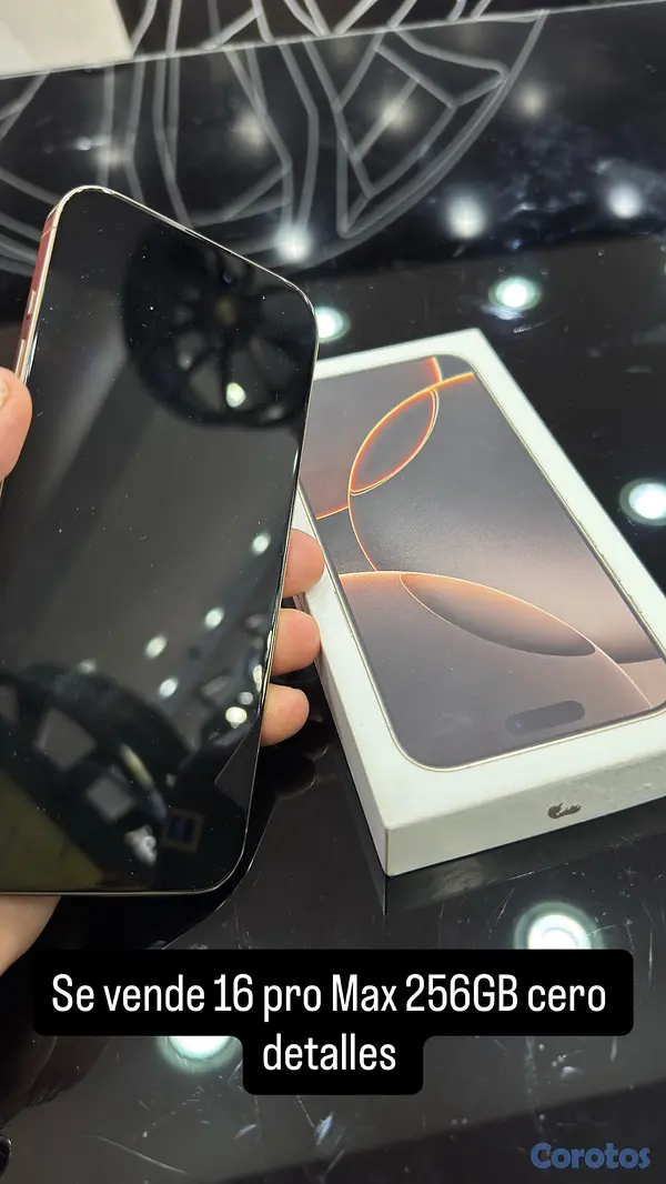 celulares y tabletas - Modelo: iPhone 16 pro max 256GB   2