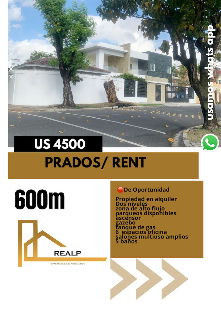 oficinas y locales comerciales - Propiedad en alquiler Prados  0
