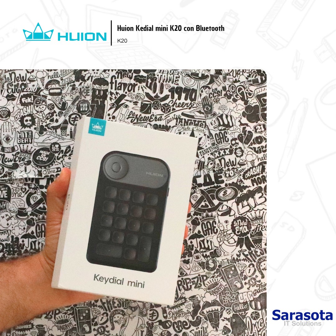accesorios para electronica - Huion Kedial mini K20 con Bluetooth  1