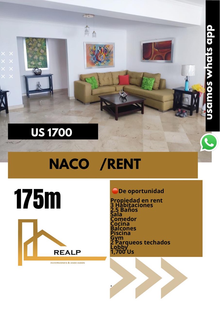 apartamentos - Apartamento en Naco amoblado  0