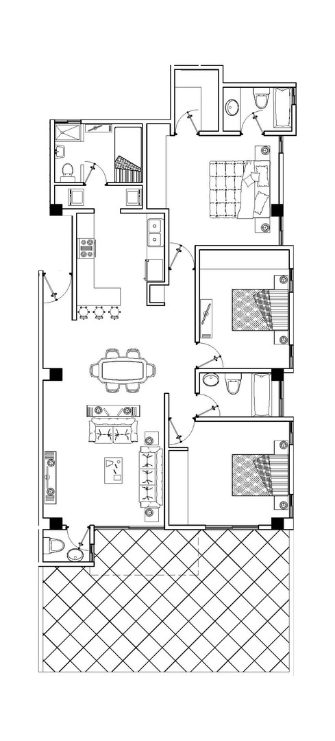 apartamentos - Apartamento de 3 habitaciones en venta en El Millón 1