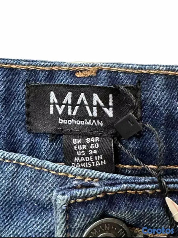 ropa para hombre - BOOHOOMAN JEAN FLARED CARPINTER #34 5