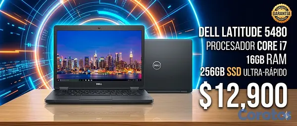 computadoras y laptops - POTENTE LAPTOP DELL LATITUDE INTEL CORE I7 16GB RA 1
