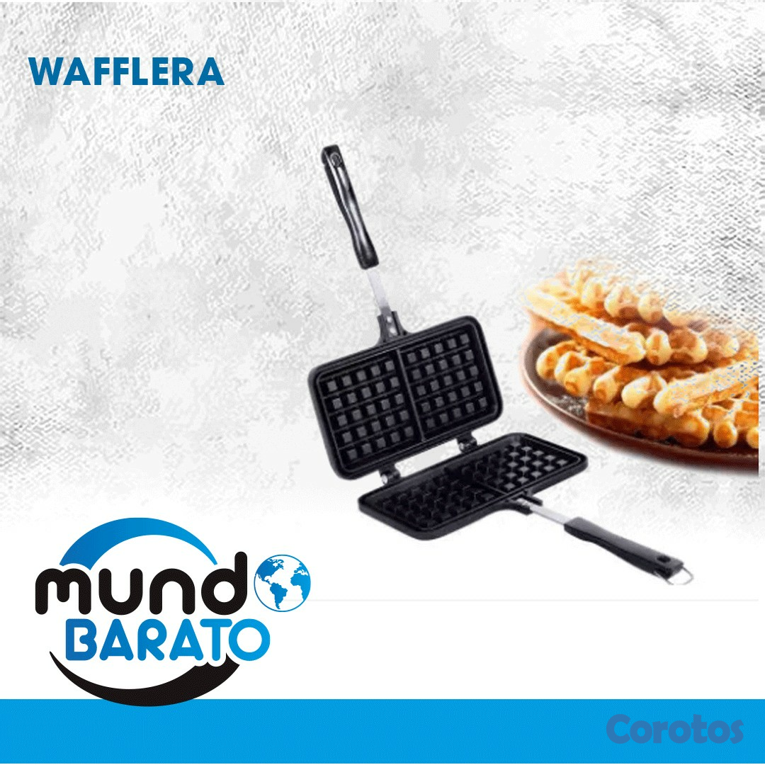 cocina - Wafflera Waffles pancakes gofres directo a la estufa, antiadherente waflera  1