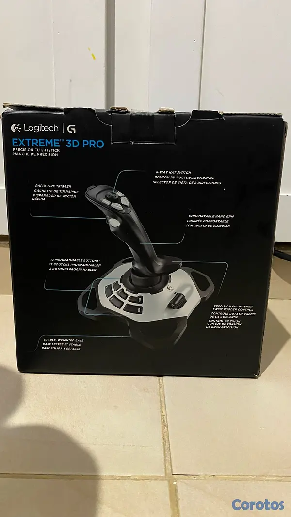 consolas y videojuegos - EXTREME TM 3D PRO
precision flightstick manche de précision  8