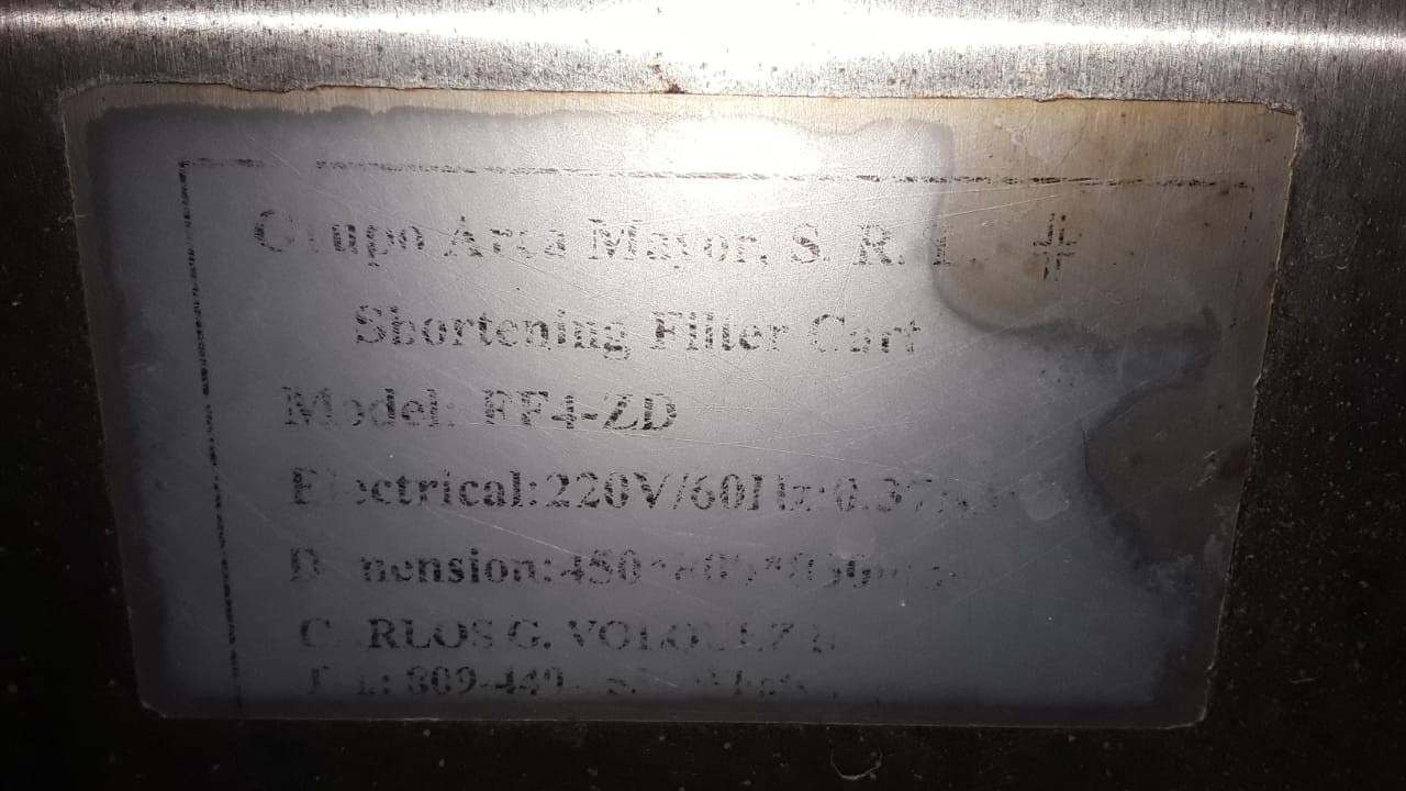 equipos profesionales - FILTRO DE ACEITE MODELO FF4-ZD 4
