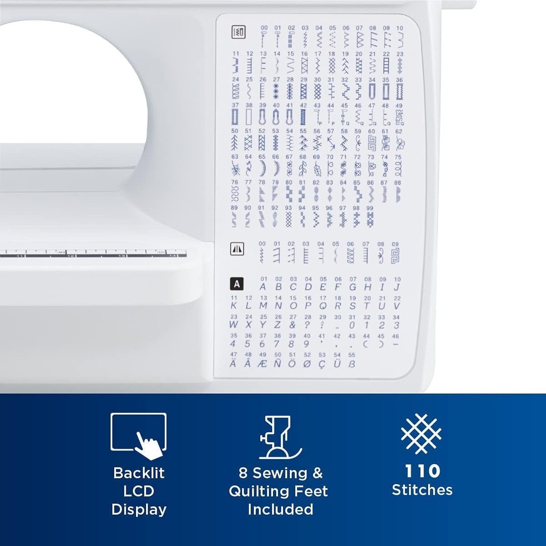 electrodomesticos - Brother XR9550 Máquina de coser y acolchar, computarizada pantalla LCD  4