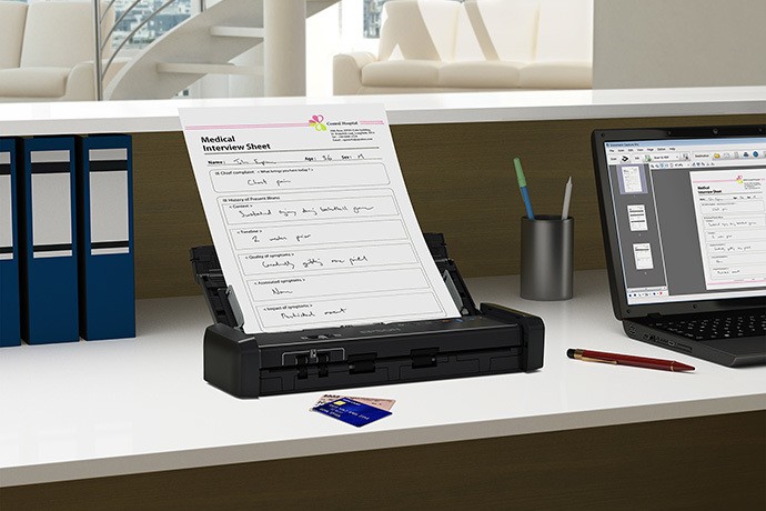 impresoras y scanners - SCANNER EPSON DS-320, PORTATIL, VELOCIDAD DE ESCANEO: 25 PPM / 50 IPM, CAPACIDAD 3