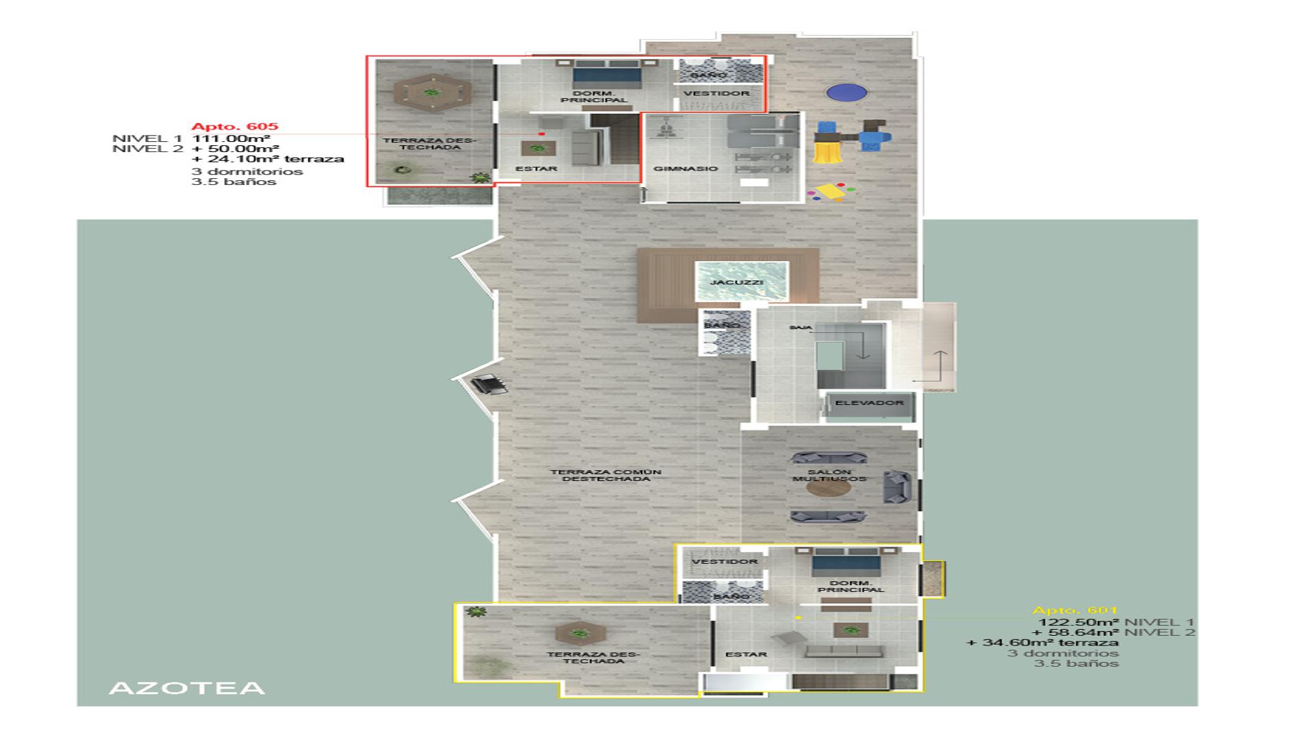 apartamentos - LUJOSO PROYECTO DE APTOS, ZONA UNIVERSITARIA 4