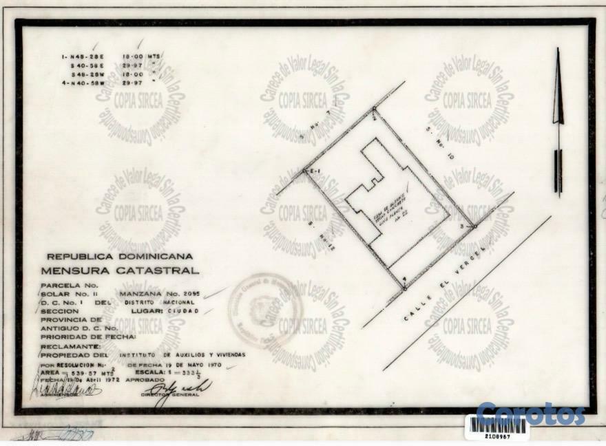 solares y terrenos - VENDO SOLAR CASA PARA DEMOLER O VIVIRLA EN EL VERG 3