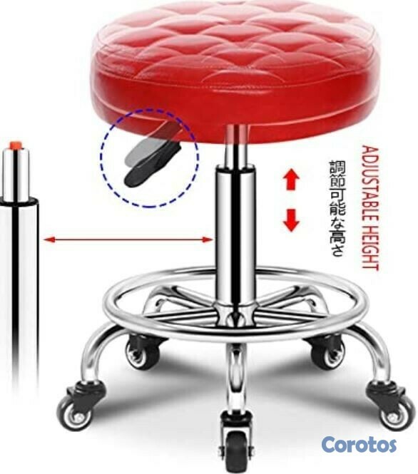 muebles y colchones - Taburete giratorio con ruedas 2